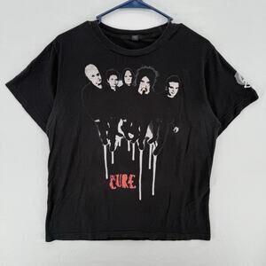 The Cure Band Tee Tour Shirt Men Medium Black 2013 The Great Circle Double Sided